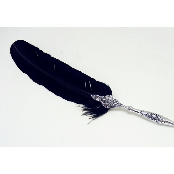 Turkey feather ball pen
